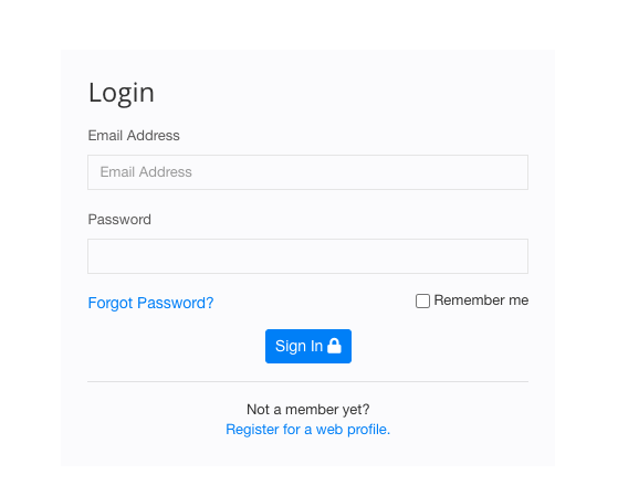 Login Page